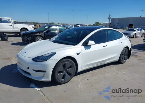 2021 Tesla Model 3 Standard Range Plus Rear-Wheel Drive from USA, damaged, VIN 5YJ3E1EA6MF854181